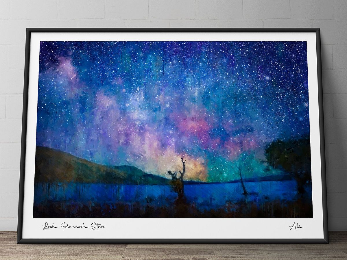 Loch Rannoch Stars print