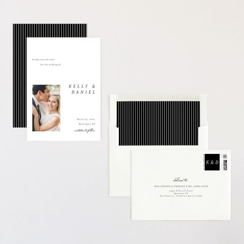 'lagom' save the date card