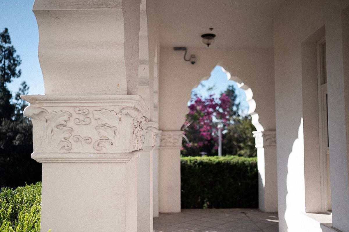 Archways in Brand Park Library in Glendale, Los Angeles