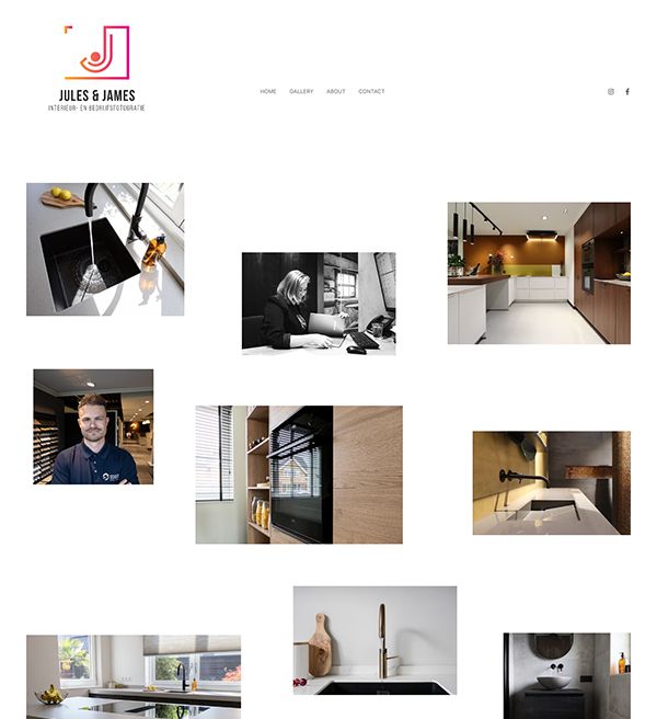 Esempi di siti Web del portfolio Juliette