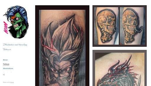 Portfolio d'artistes tatoueurs Neon Shaman Arts