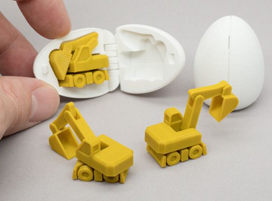 Impresión 3D de huevo sorpresa