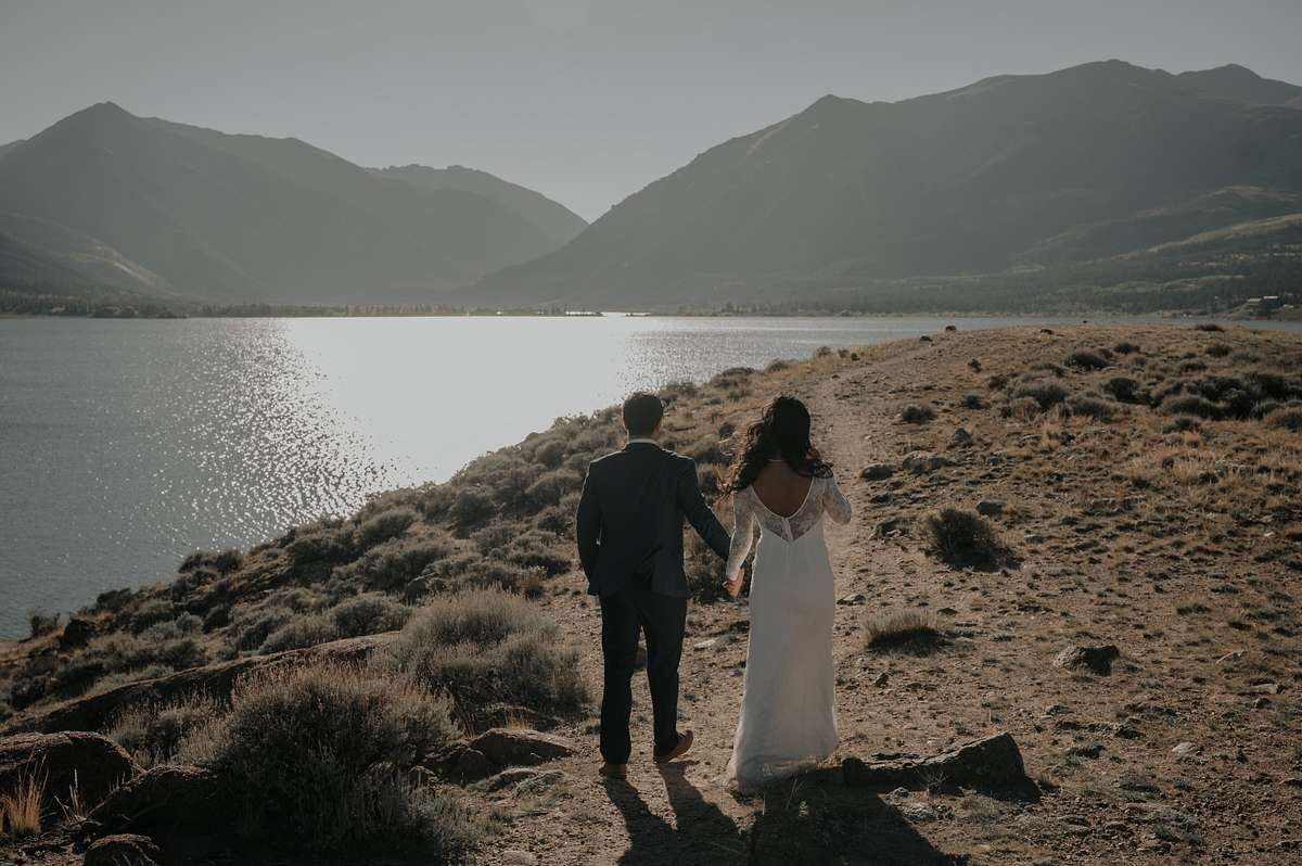 Twin Lakes Colorado Elopement Photography