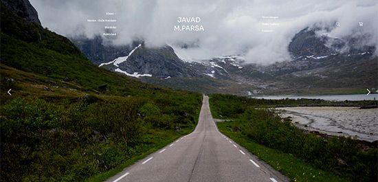 Javad Parsa Portfolio Website Examples