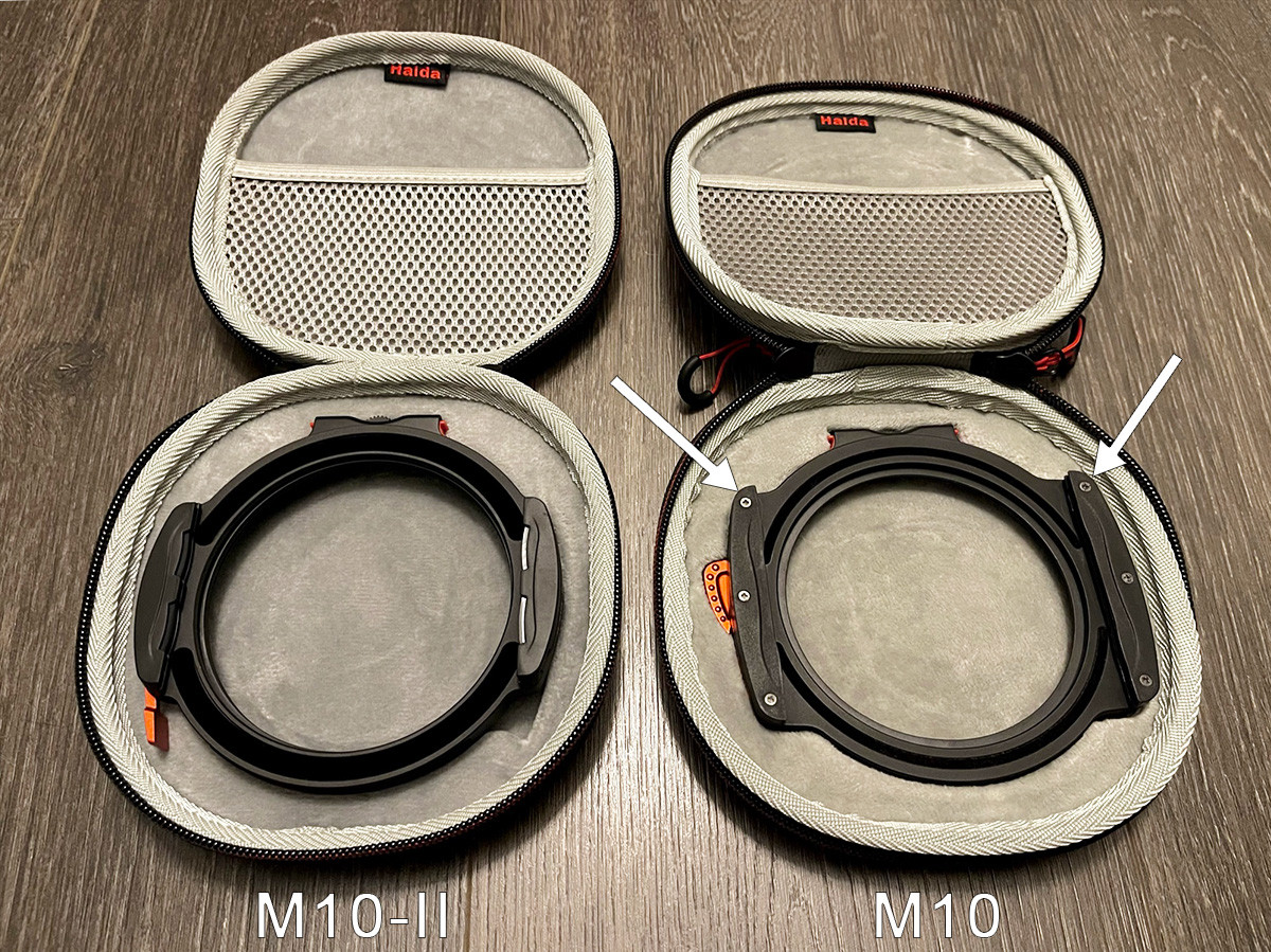 M10-II vs M10 Filter Holder