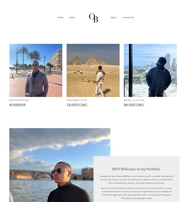 Owen Baldock Portfolio Website Examples