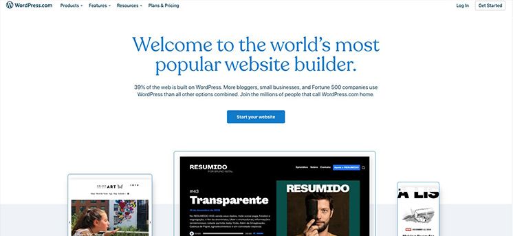 Wordpress web sitesi oluşturma platformu