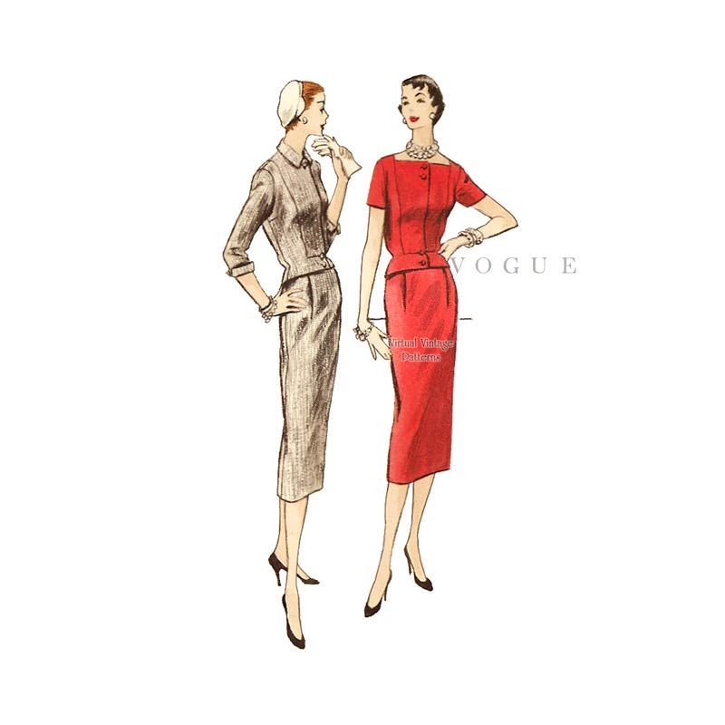 Sheath dress patterns vogue sales