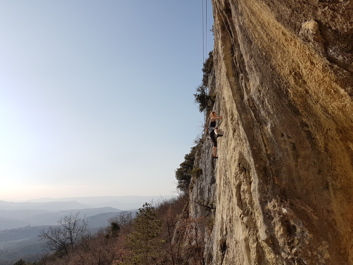 Rock climbing in Istria Croatia Travel blog Tamás Boczkó