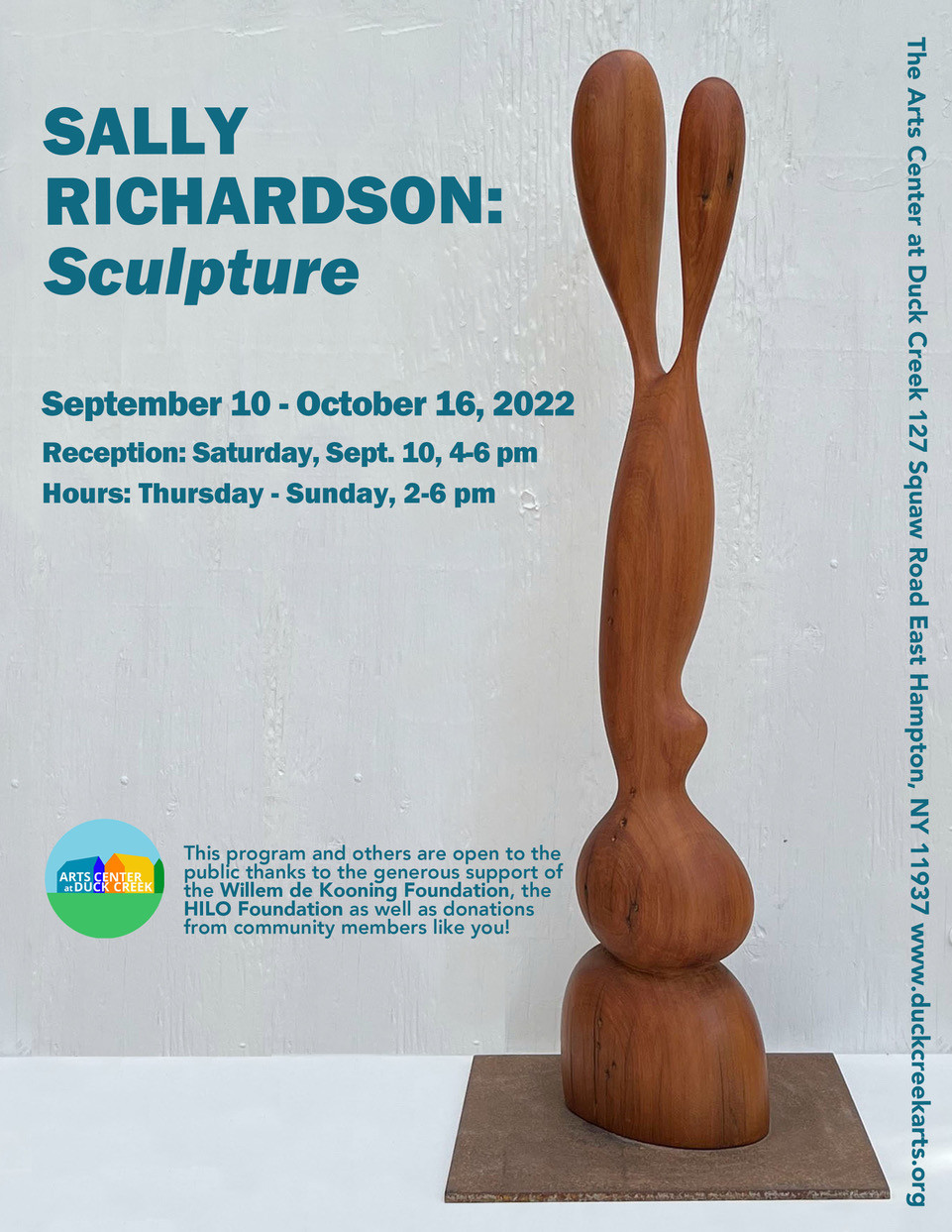 Sally Richardson Sculpture Duck Creek Arts 2022