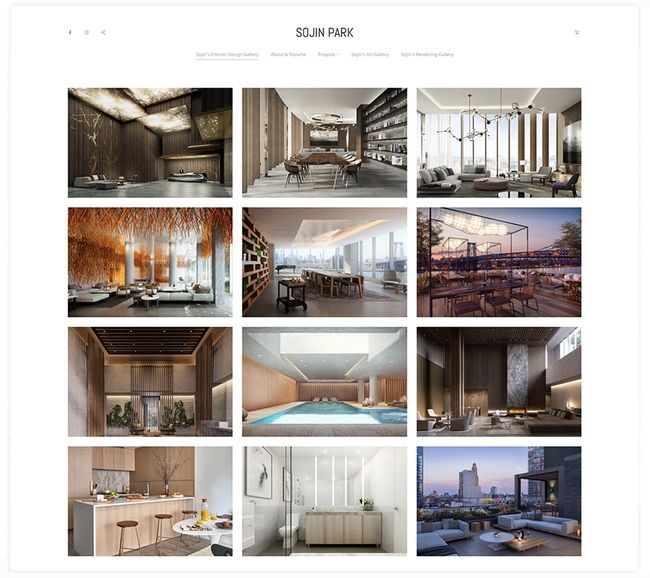 Sojin Park designer d'intérieur / architecte d'intérieur et portfolio de rendu 3D