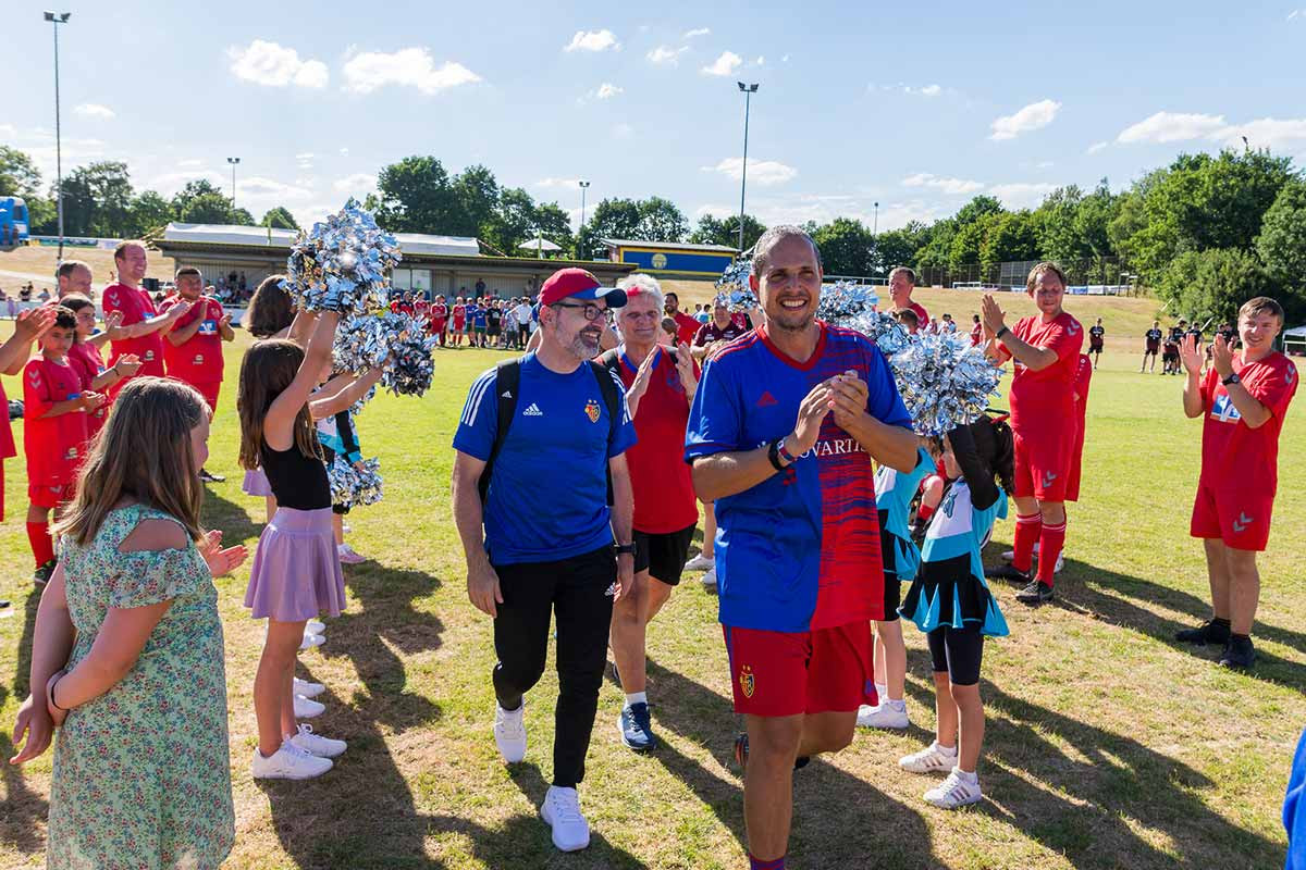 Unsere Freunde des FC Basel durchliefen den Spalier