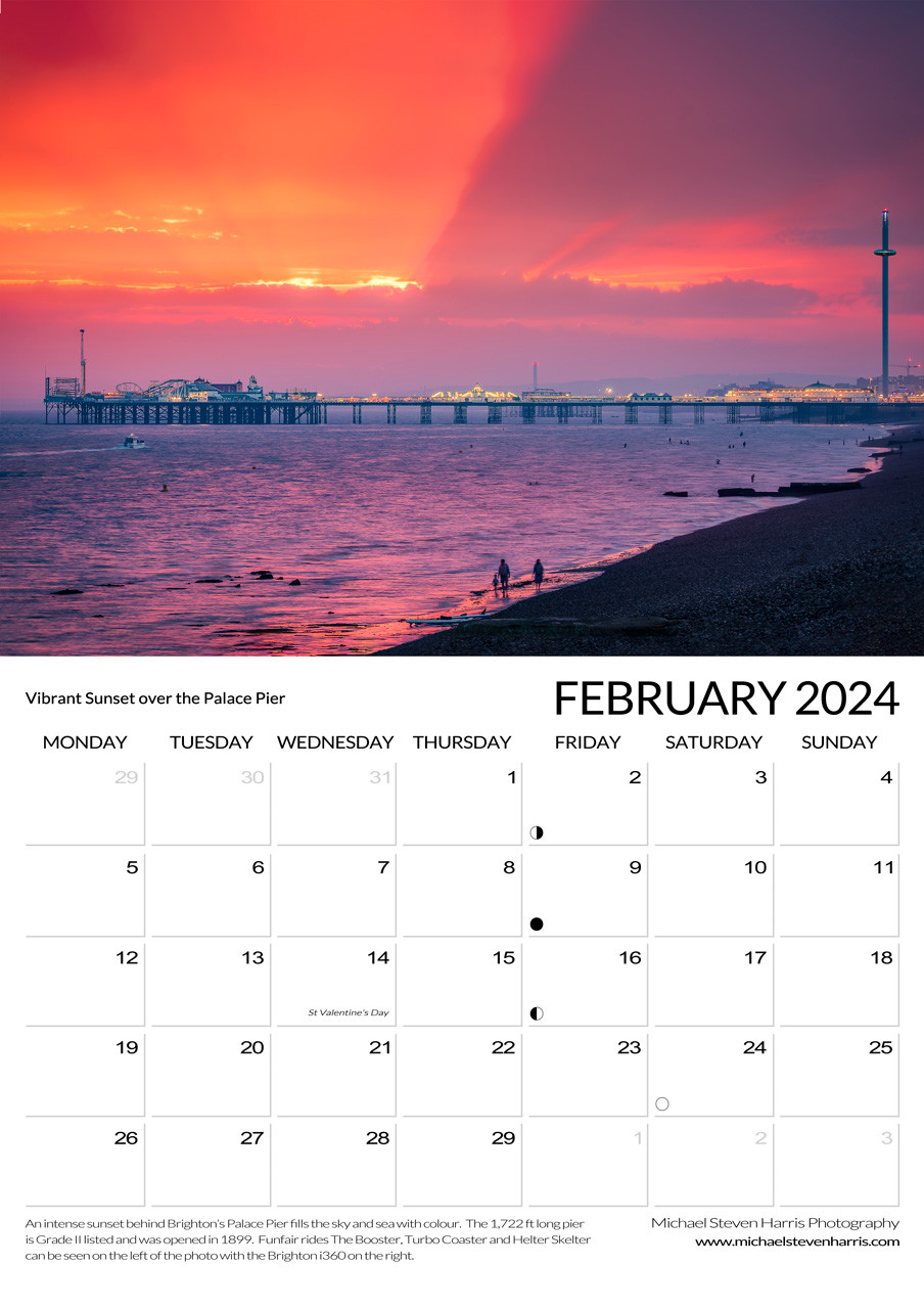 Brighton Calendar 2024 February
