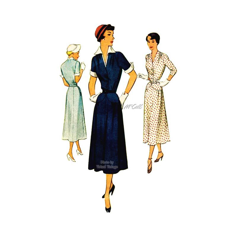 Simplicity 4586 1940s Dress Vintage Sewing Pattern – WeSewRetro