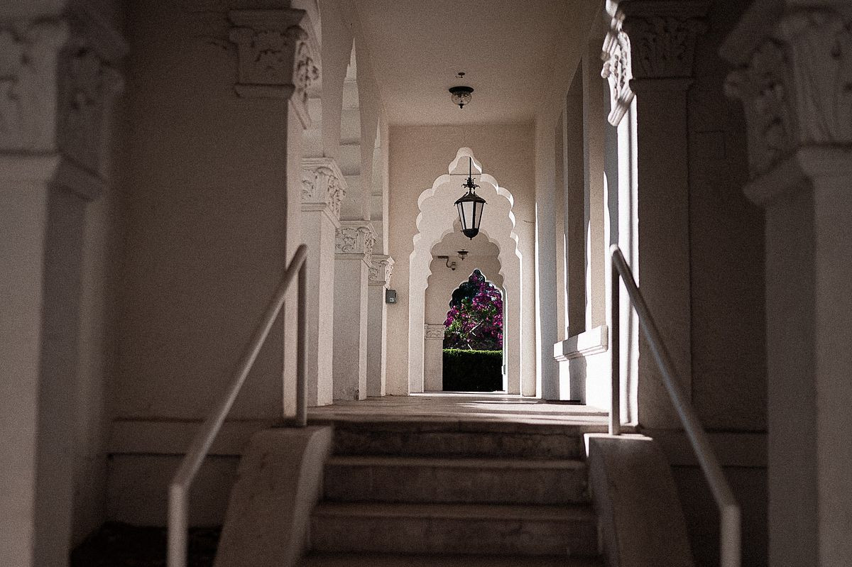 Gorgeous architecture and archways in the Brand Park Library