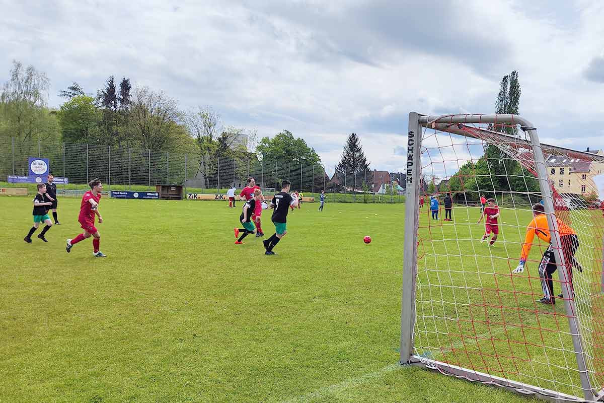 Spieler der Ibbenbürener Kickers in Aktion