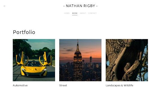 Nathan Rigby - Bilfotograferingsportefølje