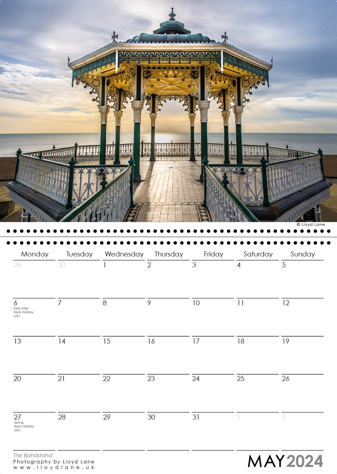 Brighton Calendar 2024 Lloyd Lane Photography