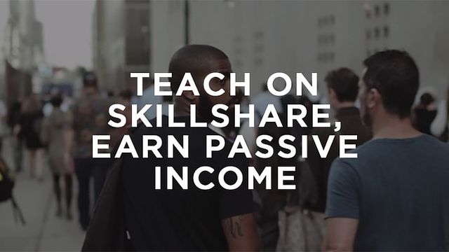 Ensine no Skillshare, ganhe renda passiva (oferta especial para Pixpa usuários)