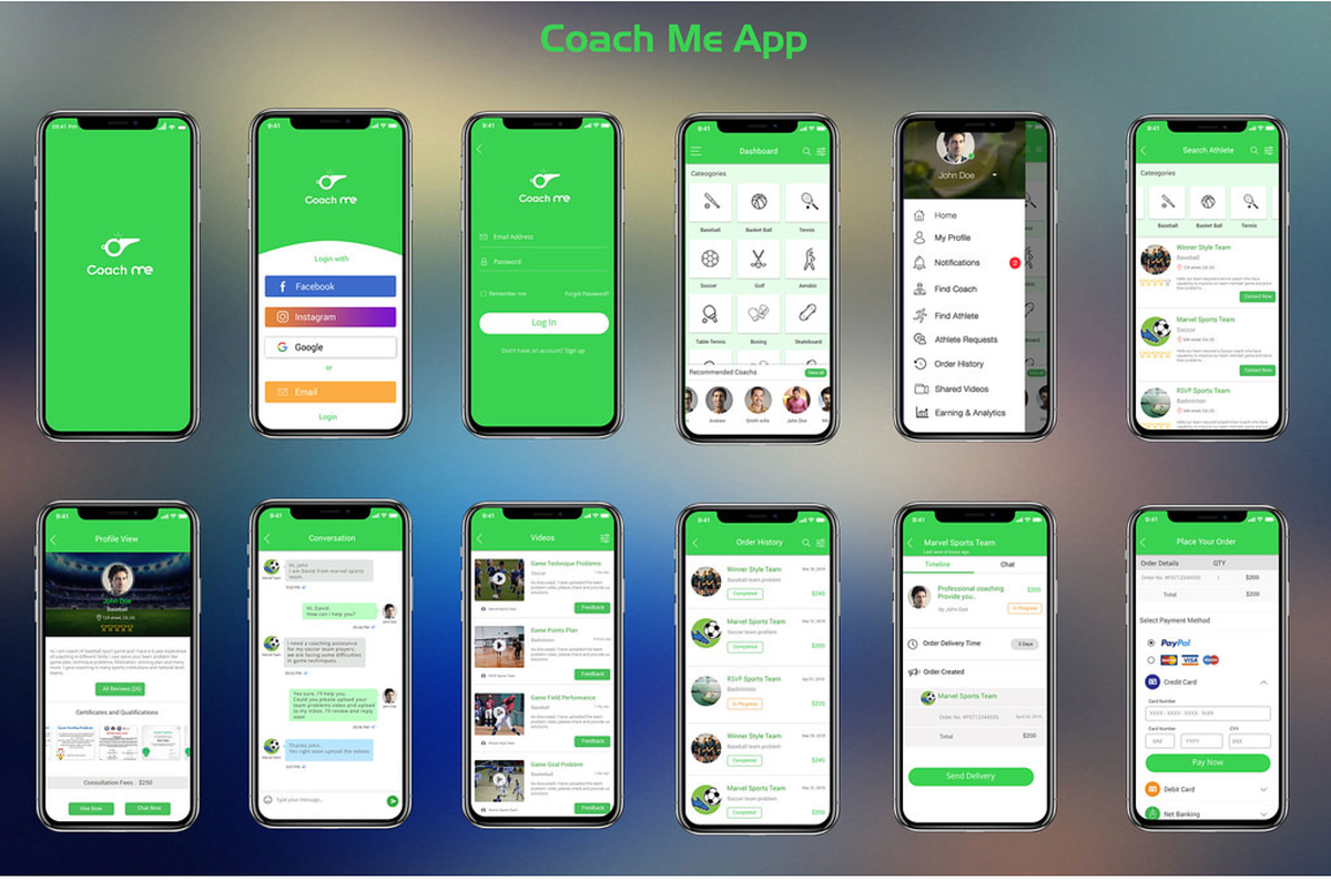 Coach Me - iOS App | Himaad Riaz